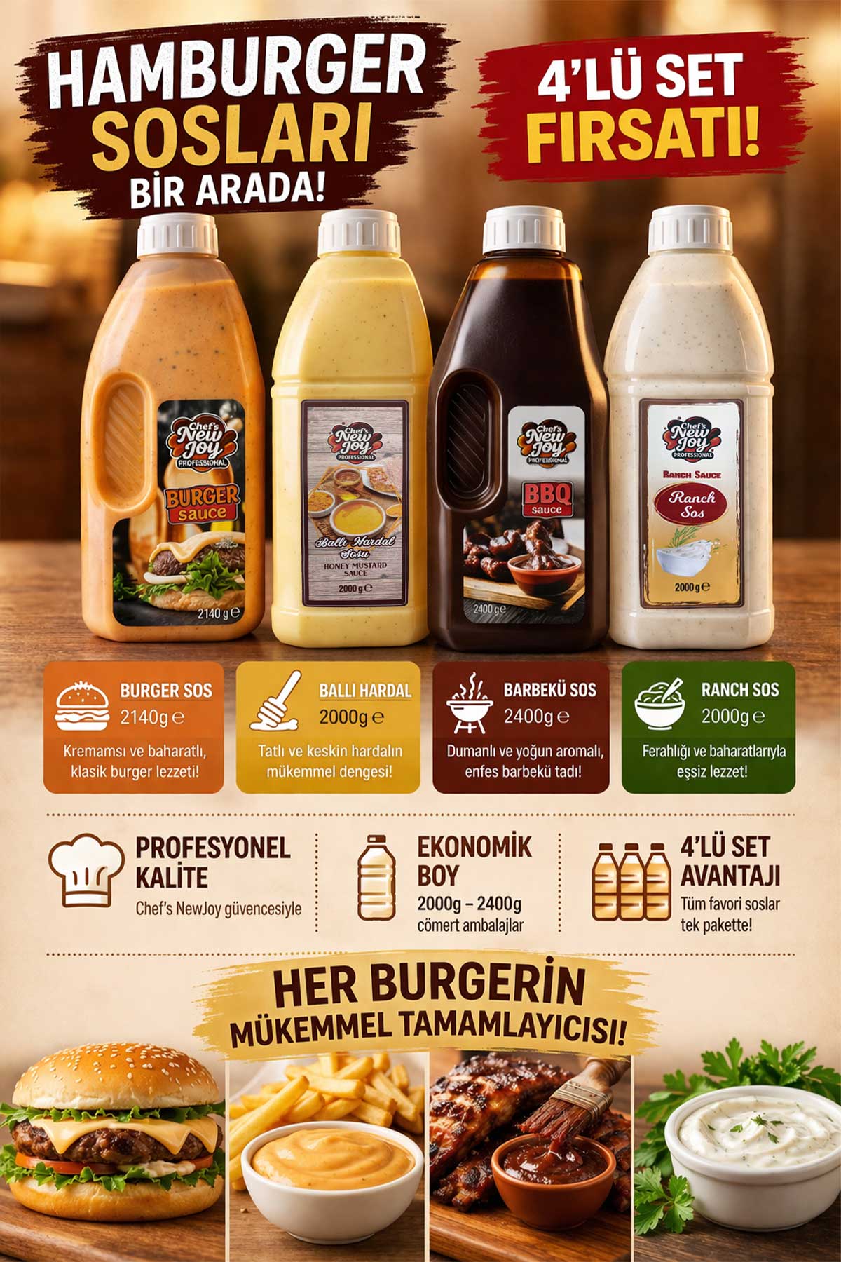 Hamburger Sos Seti