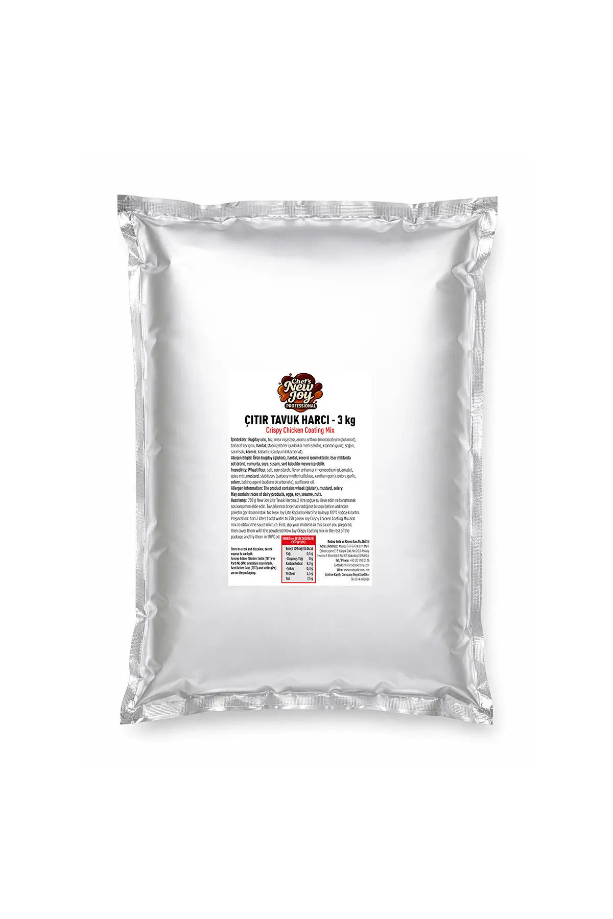 Çıtır Tavuk Harcı 3000 gr Pane Harcı