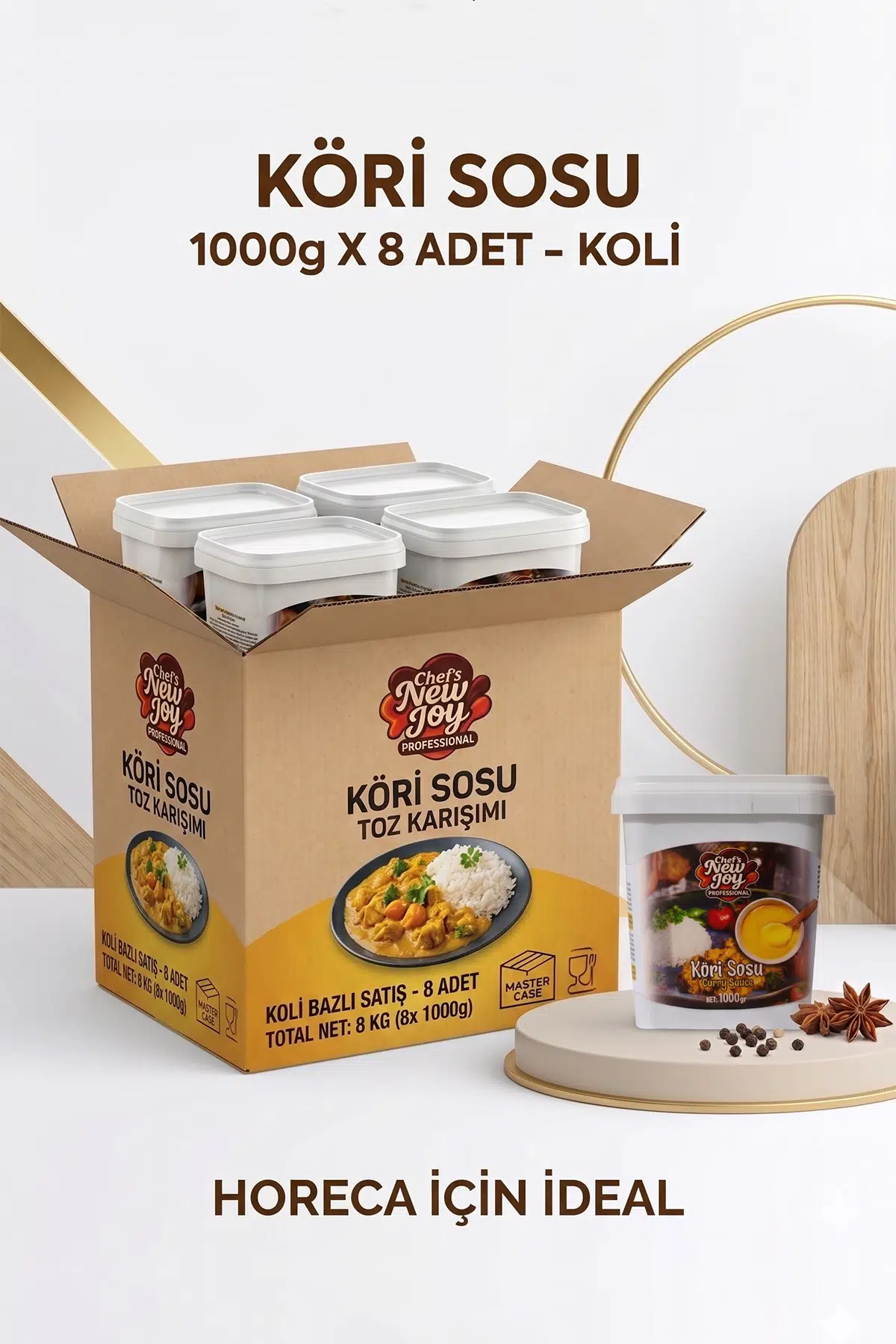 Köri Sosu 1000 G X 8 Adet - 1 Koli (Koli Bazlı Avantaj Paketi)