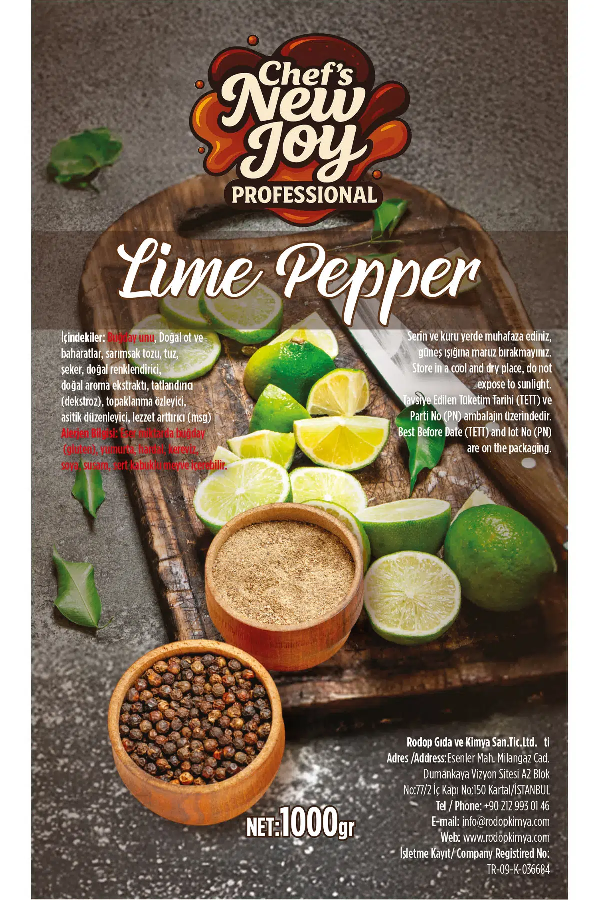 Lime Pepper 1000 gr