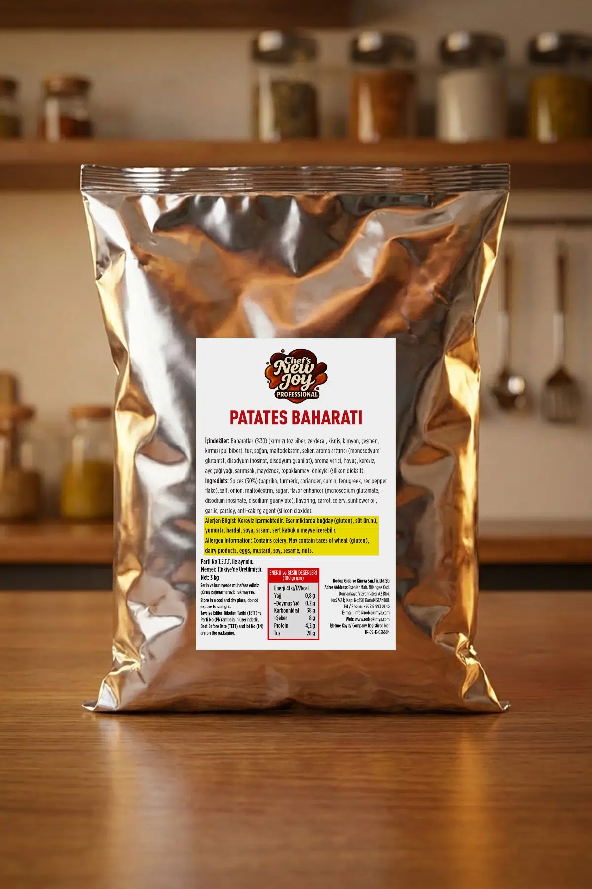 Patates Baharatı 3000 gr Potato Seasoning