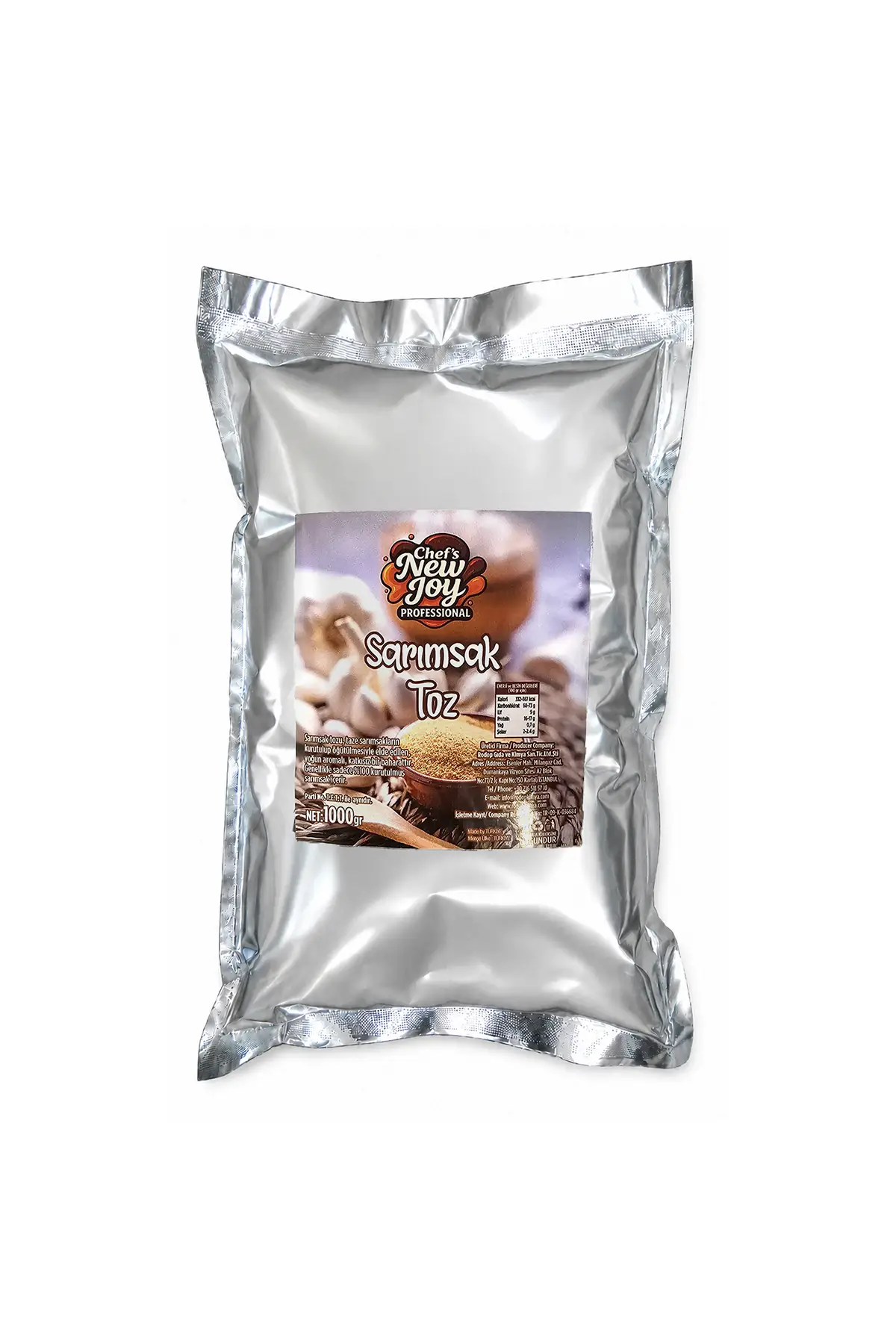 Sarımsak Toz 1000 gr Garlic Powder Kurutulmuş Doğal Sarımsak Tozu