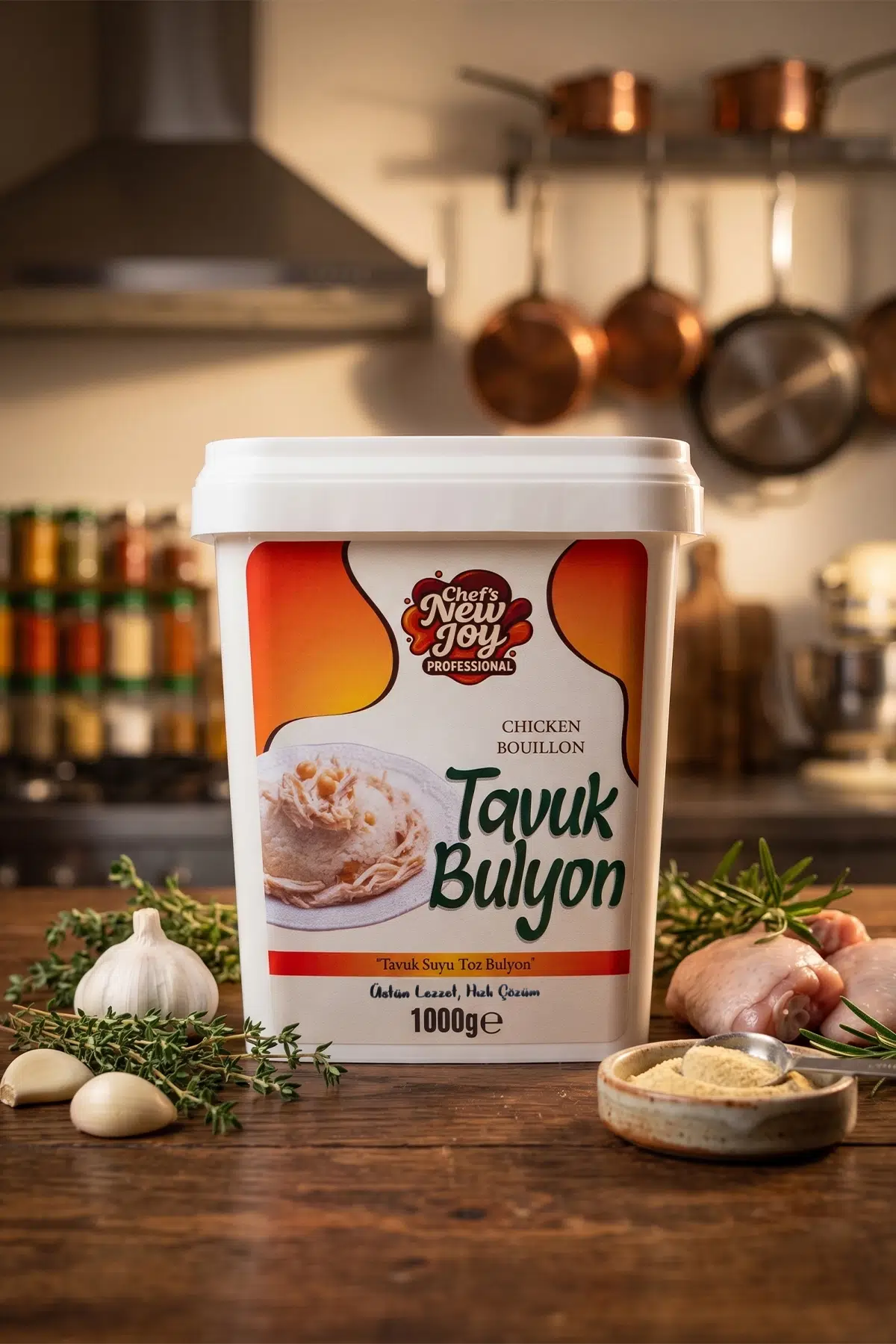Tavuk Bulyon Toz 1000 gr Chicken Bouillon Tavuk Suyu