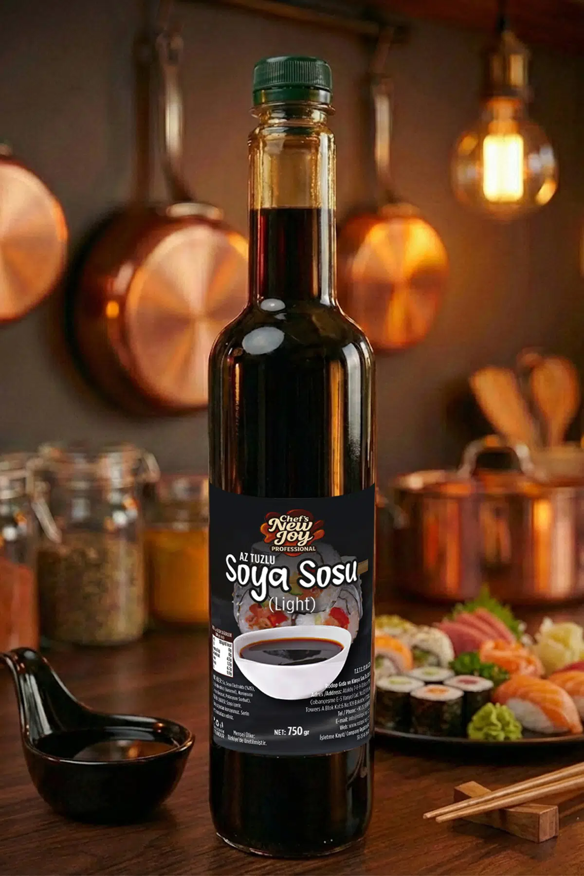 Tuzu Azaltılmış Soya Sosu 750 ml Light Soy Sauce